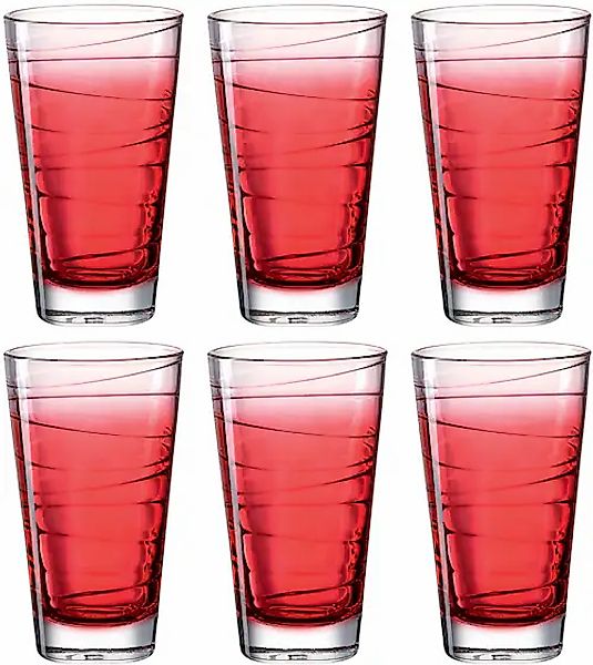 LEONARDO Longdrinkglas »VARIO STRUTTURA«, (Set, 6 tlg.), 280 ml, 6-teilig günstig online kaufen