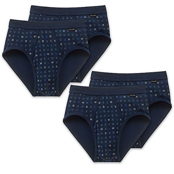 Schiesser Slip Essentials (4-St) mit Eingriff, günstig online kaufen
