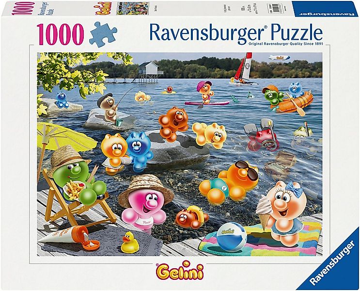 Ravensburger Puzzle Gelini Seepicknick, 1000 Puzzleteile, Made in Germany günstig online kaufen