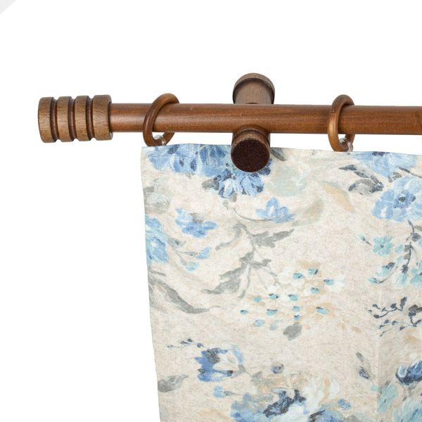 SN DECO GROUP Gardinenstange "Pisa" 1 läufig-läufig Fixmaß 28 mm, Holz, ver günstig online kaufen