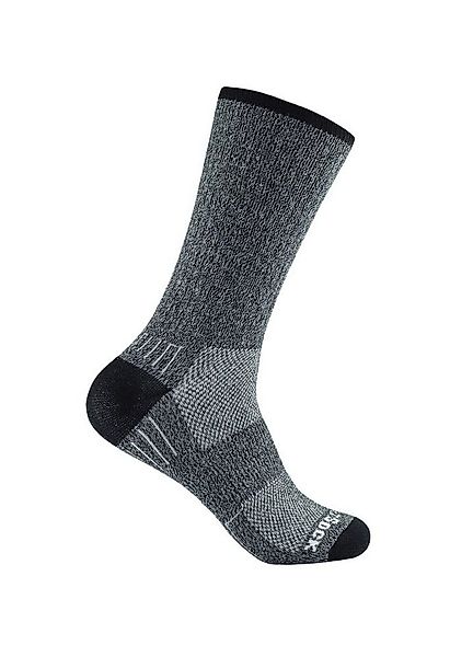 Wrightsock Wandersocken Crew Adventure (warm, gepolstertes Fußbett) grau/sc günstig online kaufen