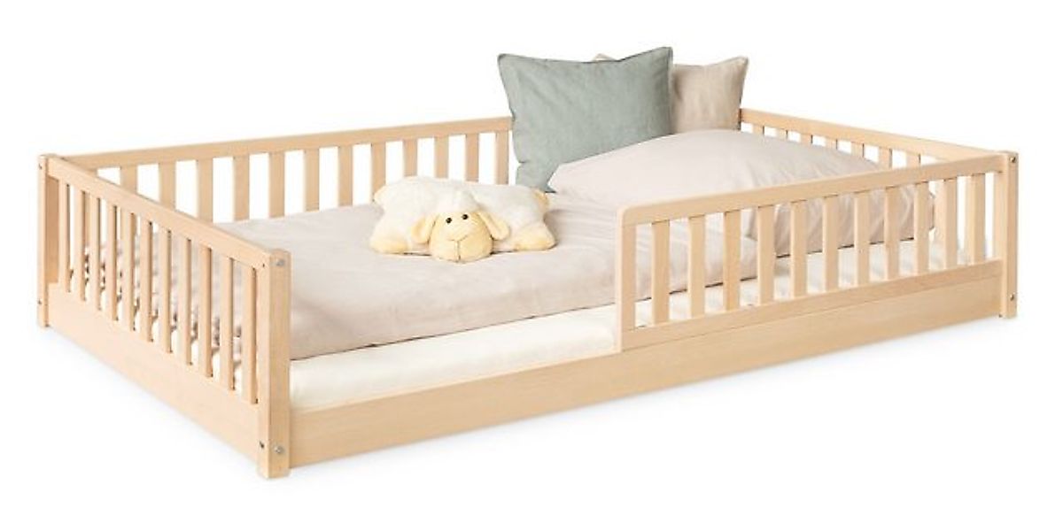 Ehrenkind Kinderbett Bodenbett Livo in Buche FSC® zertifizert mit Rausfalls günstig online kaufen