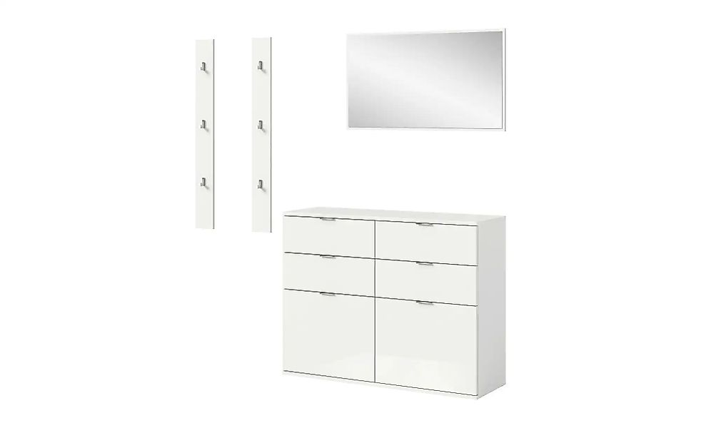 Garderobenkombination   ¦ weiß ¦ Maße (cm): B: 171 H: 191 Garderoben & Klei günstig online kaufen