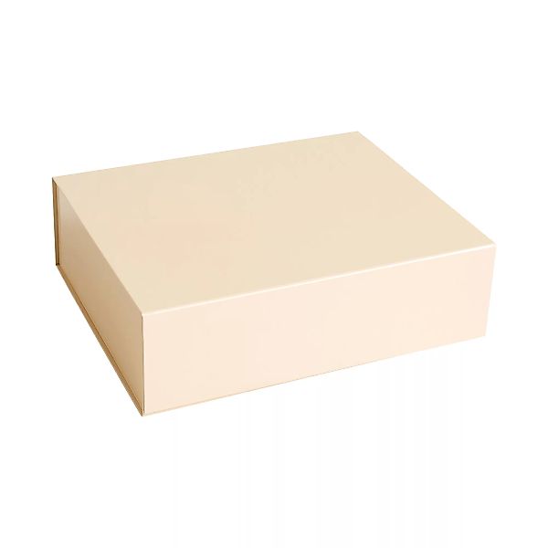 HAY - Colour Aufbewahrungsbox L magnetisch - vanille/LxBxH 41,5x34,5x12,5cm günstig online kaufen
