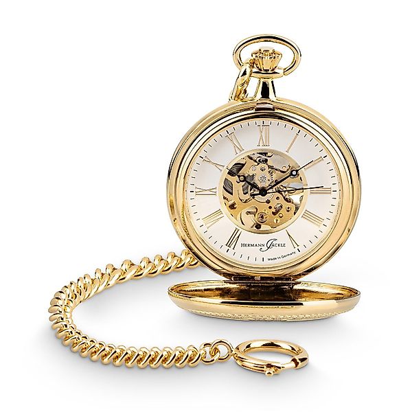 Hermann Jäckle Taschenuhr "Wien Vergoldet", Skelett-Handaufzug, günstig online kaufen