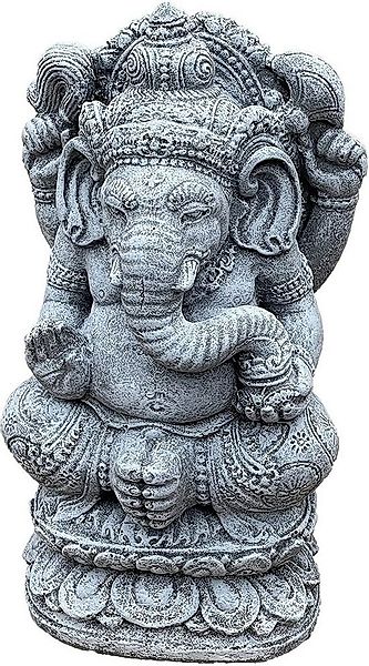 Stone and Style Gartenfigur Ganesha Statue günstig online kaufen