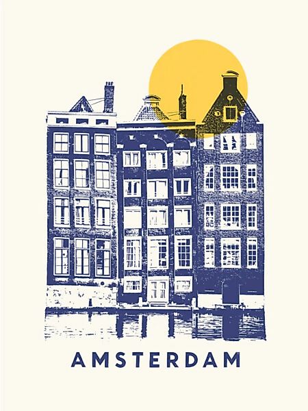 Poster / Leinwandbild - Amsterdam günstig online kaufen