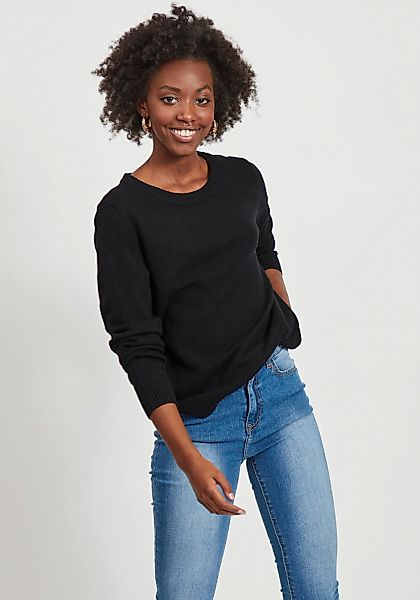 Vila Rundhalspullover VIRIL-O-PULLI Feinstrick mit feinen günstig online kaufen