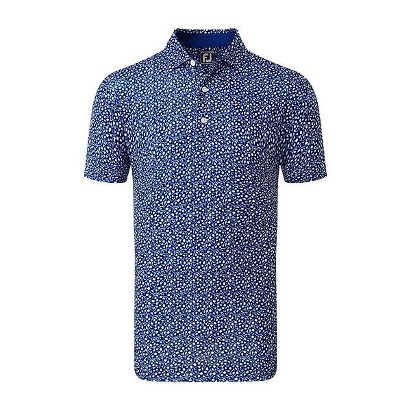 FOOTJOY Poloshirt FootJoy Golfpolo Tulpen Print Lisle Blau/Weiß Herren EU L günstig online kaufen