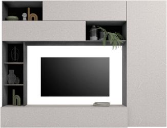 INOSIGN Wohnwand "PRATO, Breite 272 cm, Höhe 210 cm, Kompakt-Wohnwand," Med günstig online kaufen