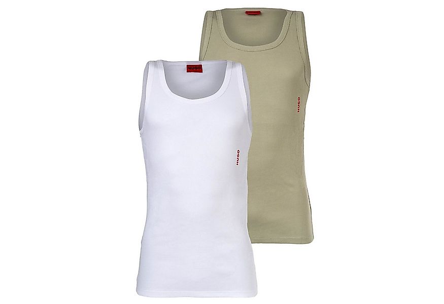 HUGO Unterhemd Herren Unterhemd 2er Pack Baumwolle (Packung, 2er Pack) günstig online kaufen