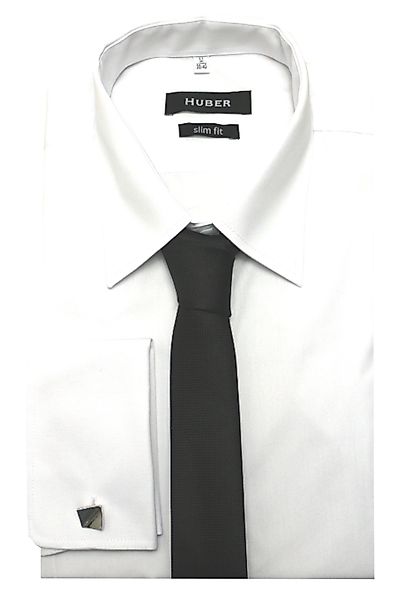 Huber Hemden Langarmhemd HU-5361 Umschlagmanschetten Slim günstig online kaufen