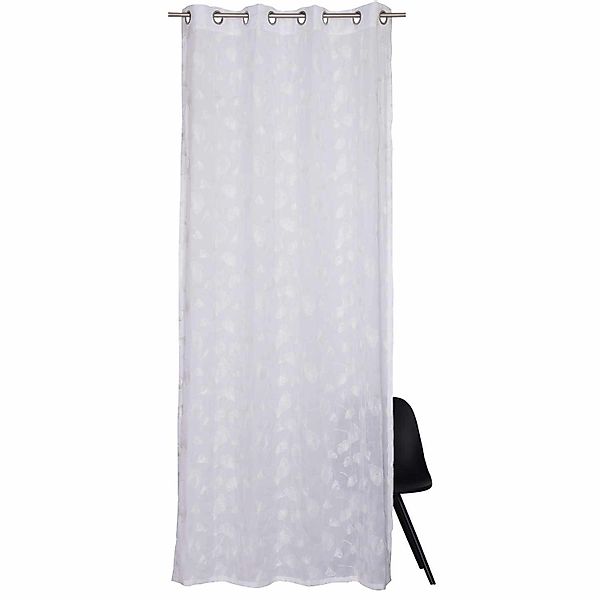 Esprit Gardine GINGKO Halbtransparenter Ösenvorhang, Öse günstig online kaufen