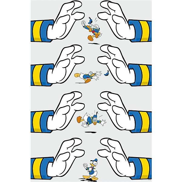 Komar Bild "Donald Duck Hands" Disney 1 Stk. tlg. Wandbild zur Dekoration i günstig online kaufen