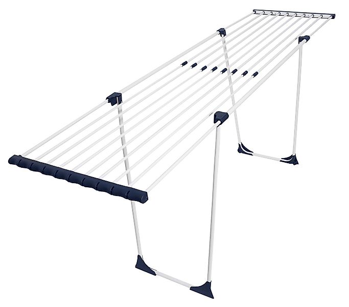 BigDean Flügelwäschetrockner Teleskop Wäscheständer für Bettwäsche ausziehb günstig online kaufen