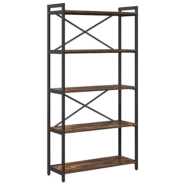 vidaXL Bücherregal Geräucherte Eiche 80 x 30 x 155 cm Holzwerkstoff 868415 günstig online kaufen