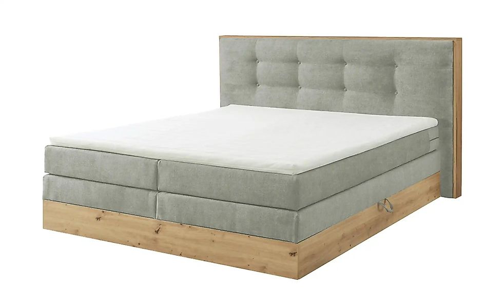 uno Boxspringbett mit Bettkasten Nox ¦ beige ¦ Maße (cm): B: 205 H: 114 Bet günstig online kaufen