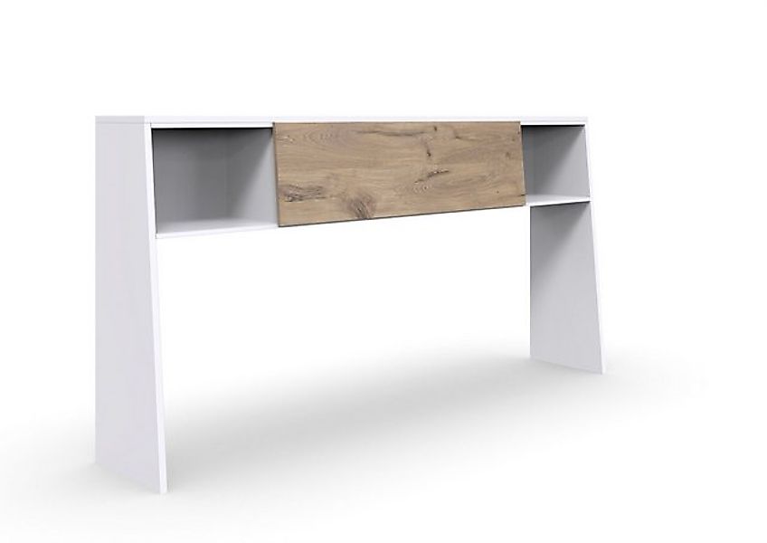 Wimex Umbauschrank in weiss / Viking oak Dekor - 209x107x39cm (B/H/T) günstig online kaufen