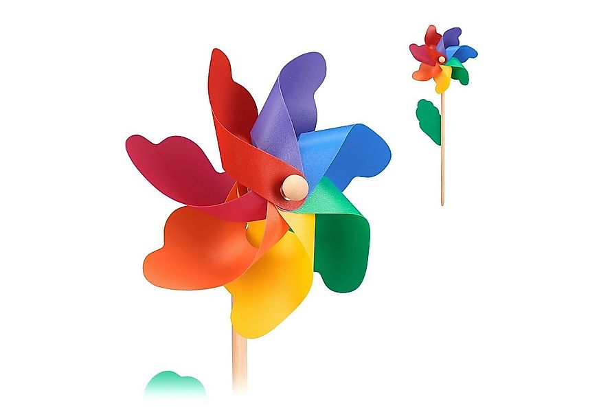 relaxdays Deko-Windrad 2er Set Windrad günstig online kaufen