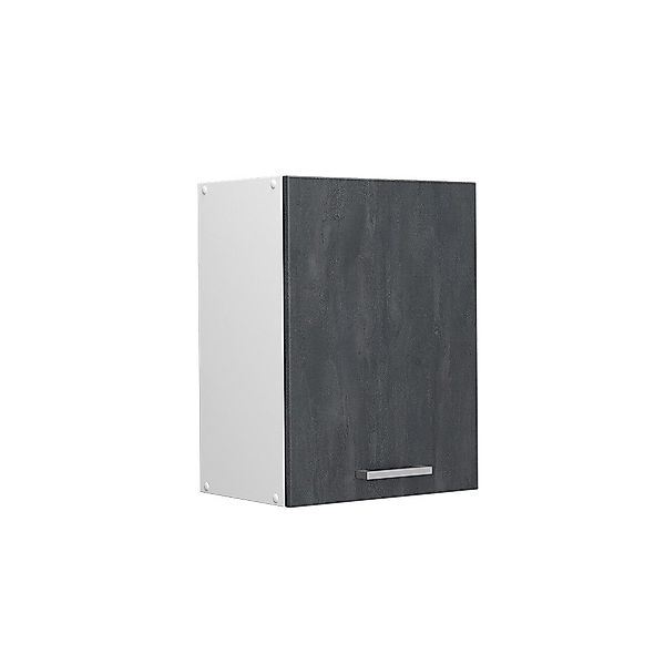 Vicco Hängeschrank R-Line, Schwarz Beton/Weiß, 45 günstig online kaufen