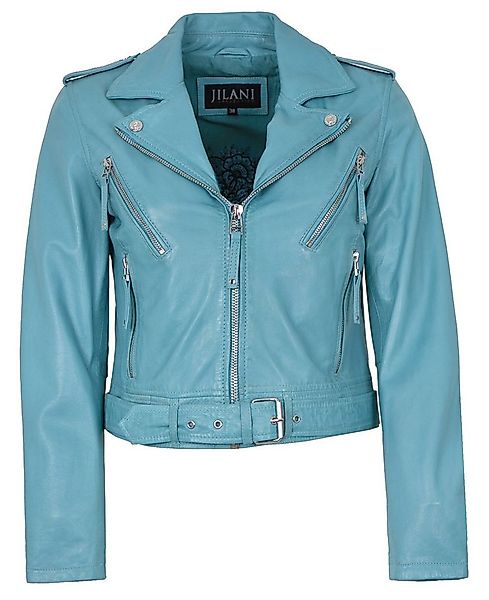 Jilani Lederjacke Smilly Jilani - Damen Lederjacke Bikerjacke Lammnappa hel günstig online kaufen