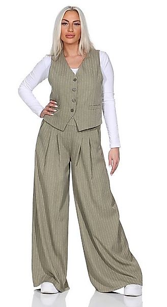 OriginalYou Anzughose Damen Freizeithose moderne Culotte Nadelstreifen Opti günstig online kaufen