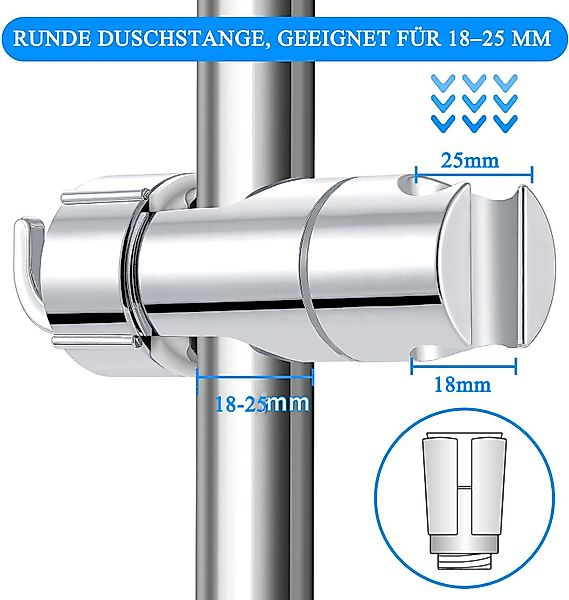 Coonoor Handbrause Halterung Duschbrause, verstellbar Duschhalterung, (360° günstig online kaufen