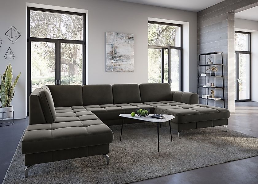 sit&more Wohnlandschaft "Bendigo U-Form", inklusive Sitztiefenverstellung, günstig online kaufen