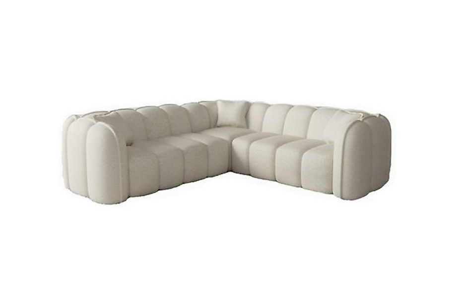 Sofa Dreams Ecksofa Miramar L Form, 4-Sitzer Couch mit drei versch. Stoffbe günstig online kaufen