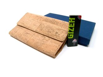 Wolfstrøm Tabakbeutel Kork-Leder Tabaktasche 'Taruk' - günstig online kaufen