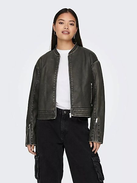 ONLY Lederjacke ONLMINDY FAUX LEATHER WASHED JACKET OTW günstig online kaufen