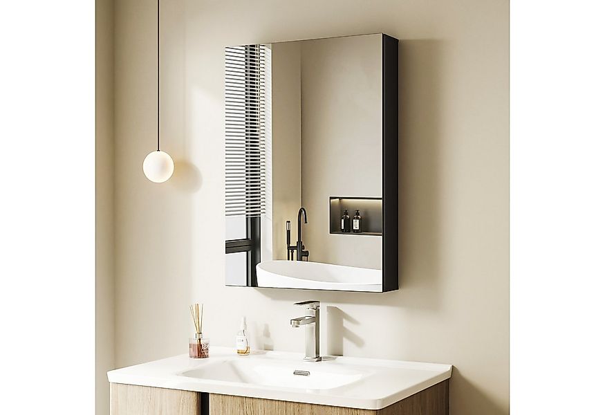 Hopibath Badezimmerspiegelschrank mit ablage Aluminium Spiegelschrank Bad S günstig online kaufen