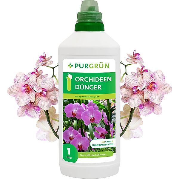 Purgrün Blumendünger Purgrün Orchideen Dünger, NPK günstig online kaufen