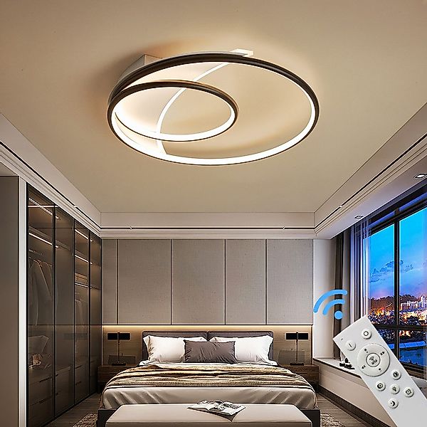 Eurotondisplay LED Deckenleuchte LED Deckenleuchte Fernbedienung günstig online kaufen
