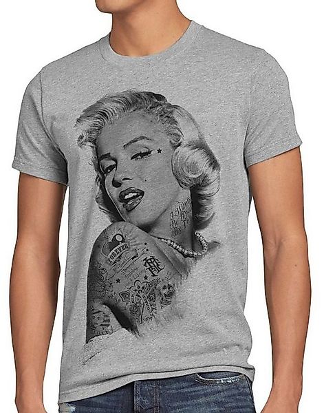 style3 T-Shirt Tattoo Marilyn inked rock punk star marylin monroe tätowiert günstig online kaufen