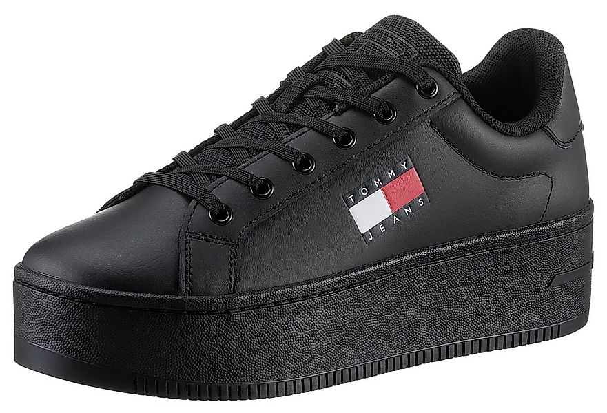 Tommy Jeans TJW FLATFORM ESS Plateausneaker, Freizeitschuh, Halbschuh, Schn günstig online kaufen
