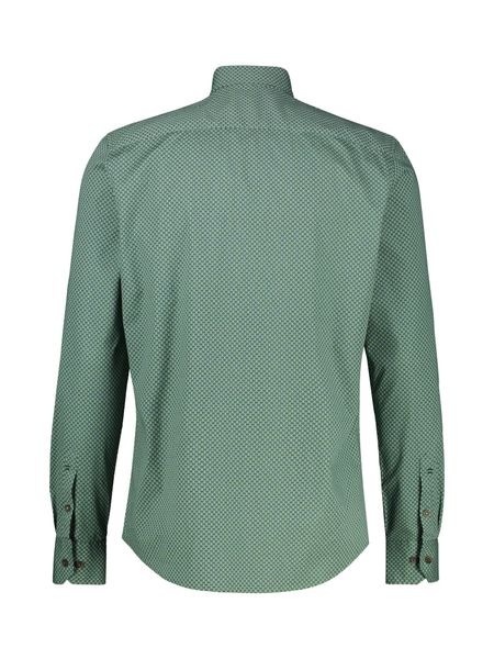 LERROS Langarmhemd "LERROS Modisches Hemd mit Haifischkragen, gemustert" günstig online kaufen