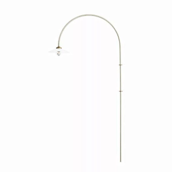Wandleuchte mit Stromkabel Hanging Lamp n°2 metall beige / H 235 x L 75 cm günstig online kaufen