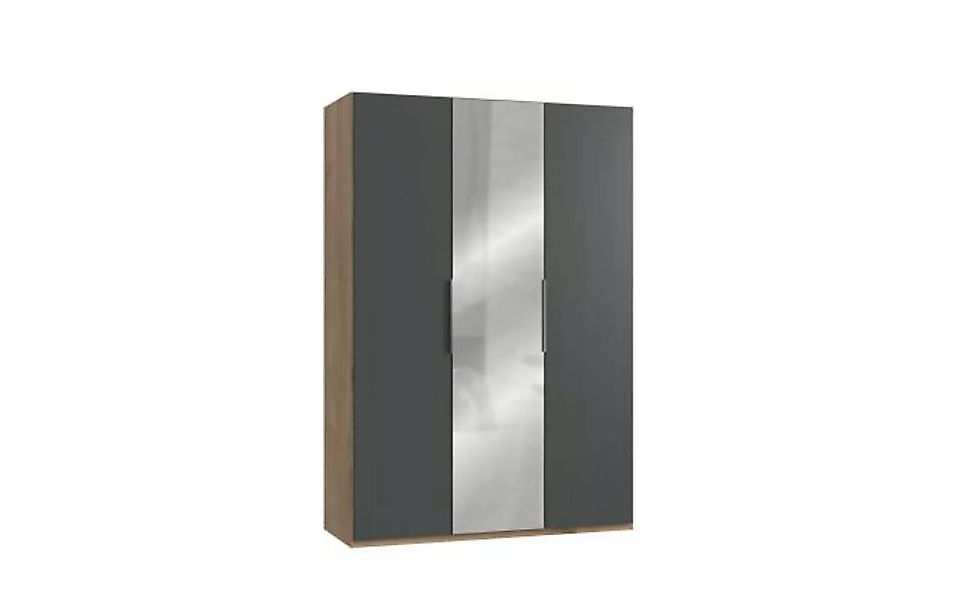 Kleiderschrank 150 breit mit Spiegel LEVEL36 A von WIMEX Grau günstig online kaufen