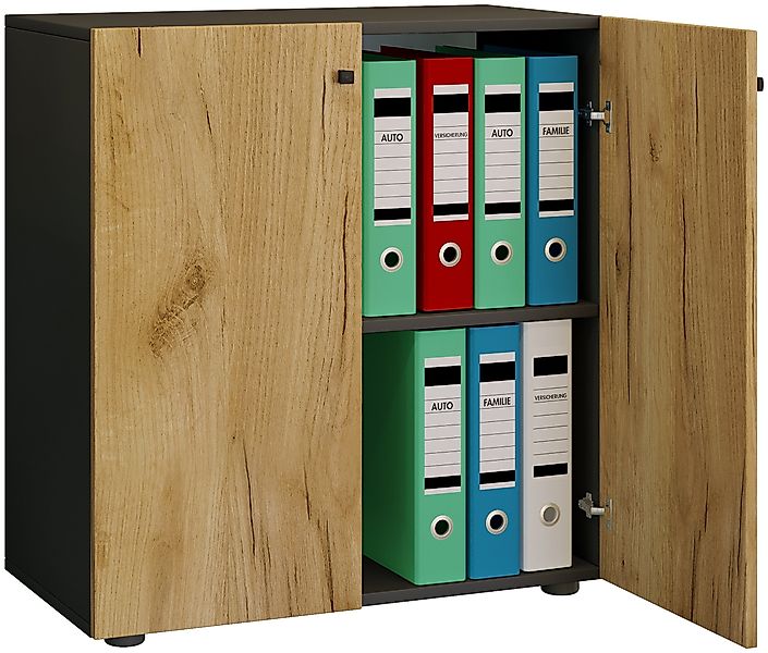 VCM Aktenschrank Büroschrank Bücher Ordner Aktenschrank günstig online kaufen