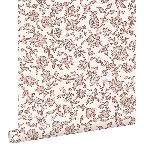 ESTAhome Tapete Blumenmuster Lila 50 x 900 cm günstig online kaufen