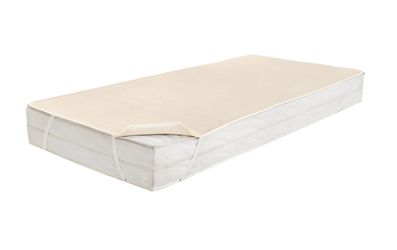 Matratzenschoner aus Baumwolle-Leinen Mischung Dormisette günstig online kaufen