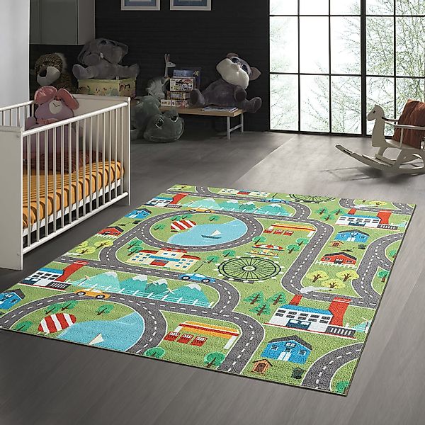 TeppichHome24 Teppich Spielteppich - Straßenteppich in günstig online kaufen
