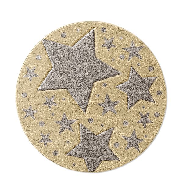 TaraCarpet Kinderteppich Tara Kids Sterne uni, günstig online kaufen