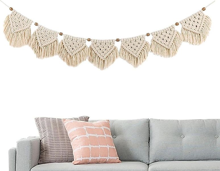 Coonoor Wanddekoobjekt Boho Deko - Makramee Wandbehang, Wandteppich Chic Ta günstig online kaufen