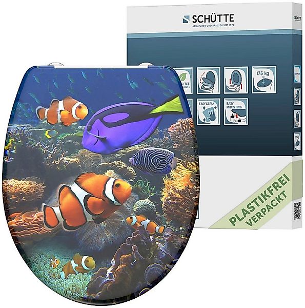 Schütte WC-Sitz SEA LIFE, bruchsicher und kratzfest, Absenkautomatik, Stand günstig online kaufen