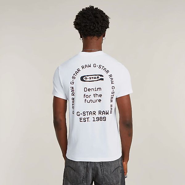 G-STAR T-Shirt Back gr Arch mit Print auf der Rückseite günstig online kaufen