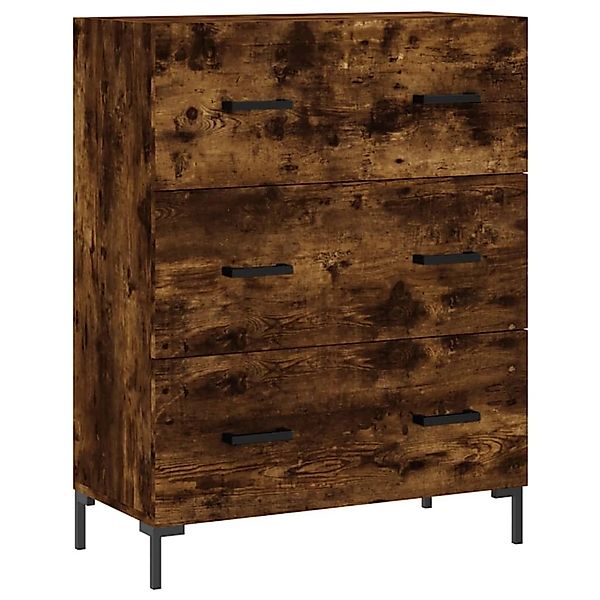 vidaXL Sideboard Räuchereiche 69,5x34x90 cm Holzwerkstoff 827857 günstig online kaufen