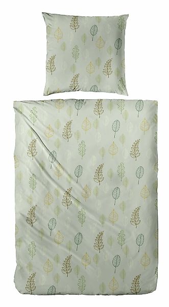 Primera Bettwäsche "Biber-Bettwäsche Autum Leaf" 2 Stk. tlg. mit floralen M günstig online kaufen