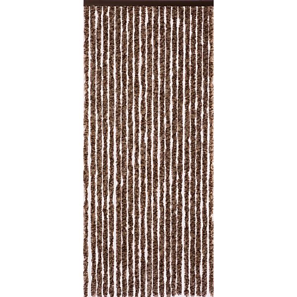Türvorhang Flauschi Braun-Meliert 90 cm x 200 cm günstig online kaufen
